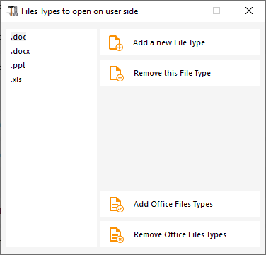 open files on client side 1