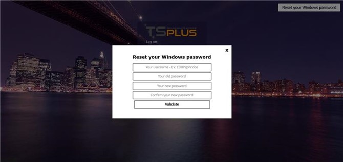web portal preferences password2