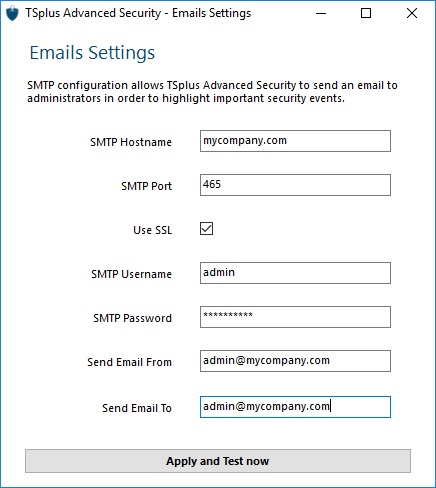 Ransomware report by email