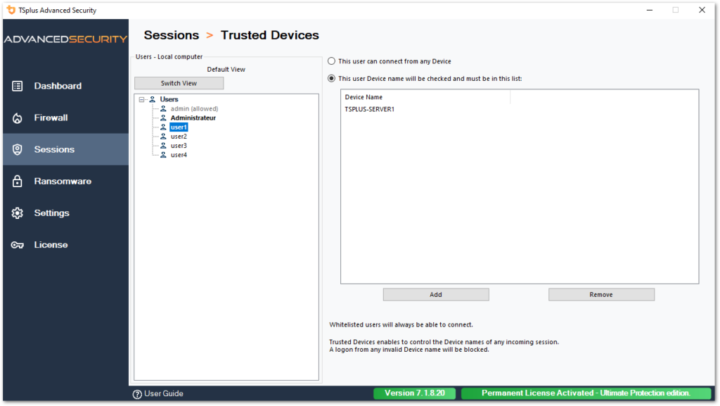 Trusted Devices Trusted Devices