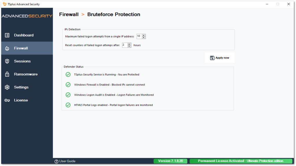 Brute-Force Attacks Defender bruteforce