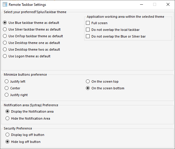 customize taskbar 1