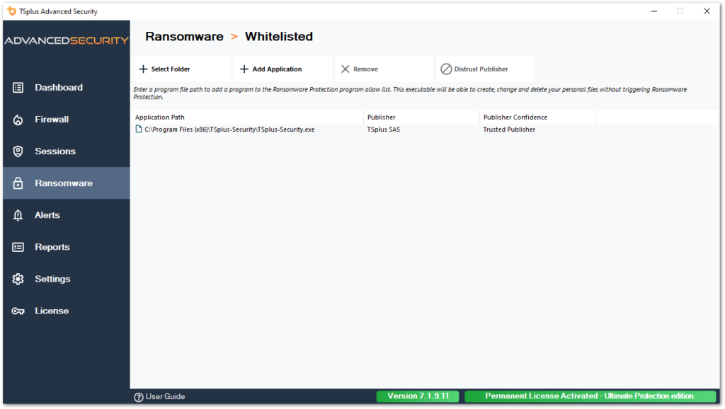 Ransomware Protection ransomware protection whitelist