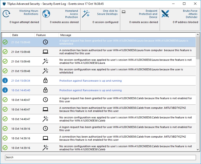 Event Viewer Advanced Security