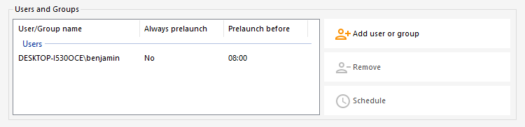Session Prelaunch session prelaunch manage users