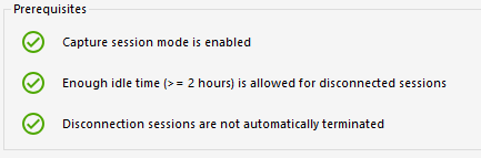 Session Prelaunch session prelaunch prerequisites