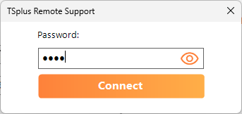 Get Started With Tsplus Remote Support expert connectpassword