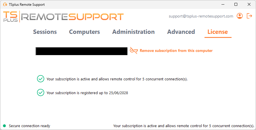 Activate Your Subscription expert licensing activated