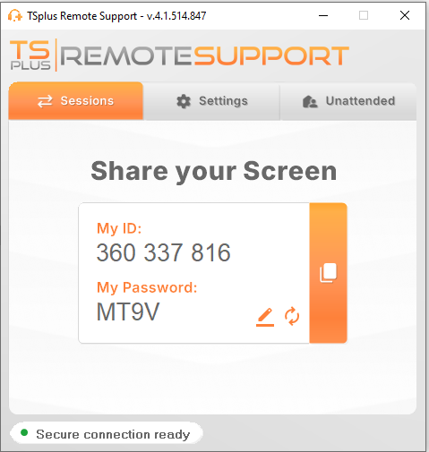 Share Your Screen remote support lite