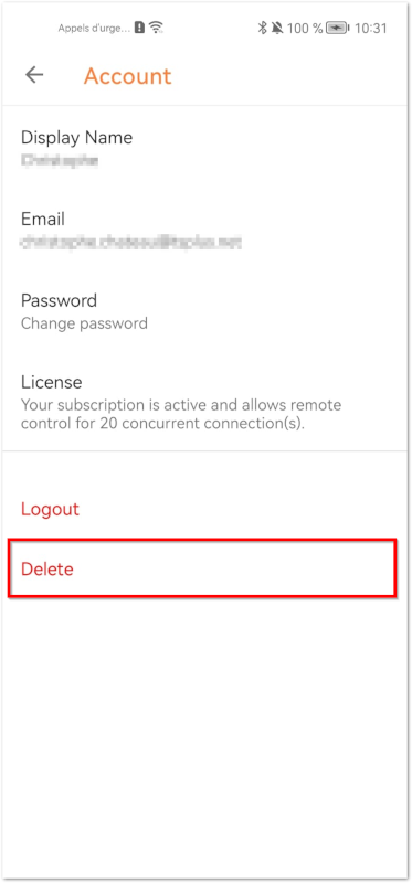 Delete Account From Tsplus Remote Support Android android delete account 3