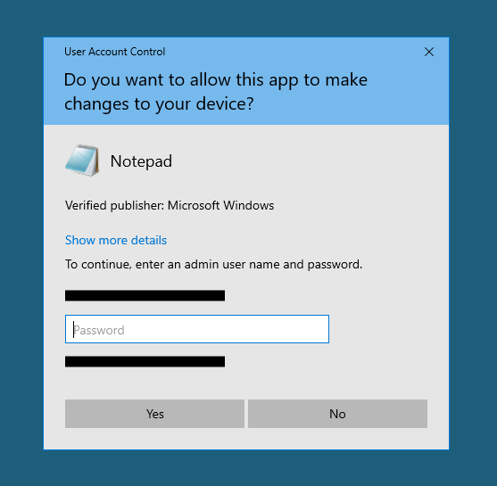 Remote Support Capture Uac Screens uac screen