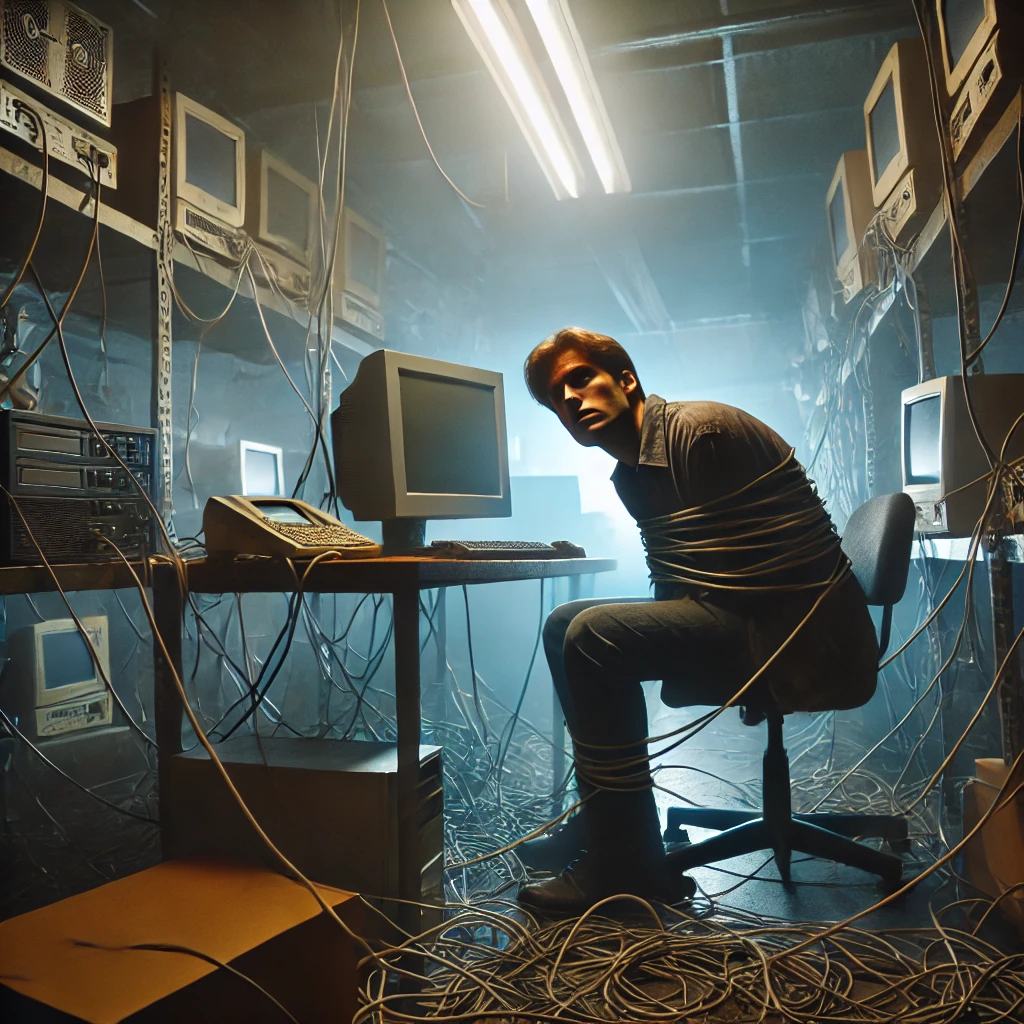 Old computer with tangled cables limiting productivity? 